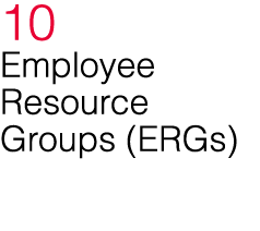 10 Employee Resource Groups (ERGs)