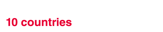 Expanded International Presence 10 countries