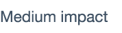Medium impact