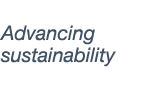 Advancing sustainability