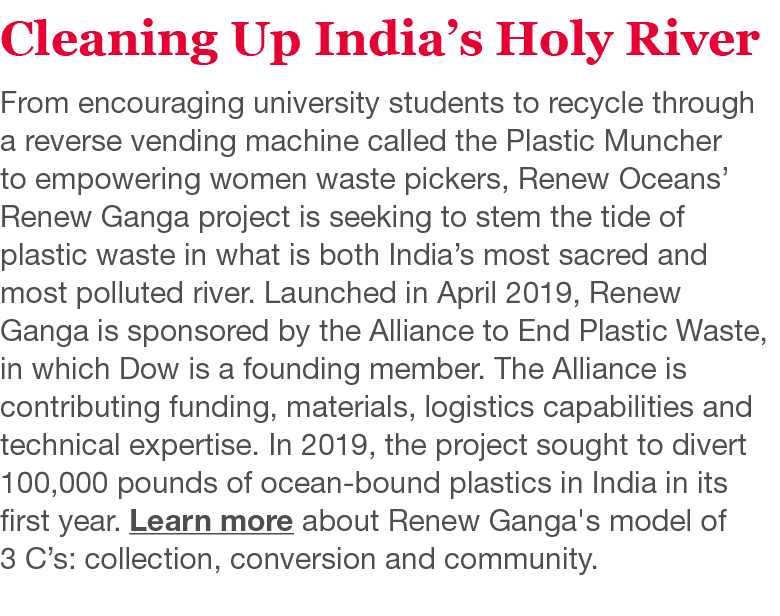 Cleaning Up India s Holy River From encouraging university students to recycle through a reverse vending machine call   
