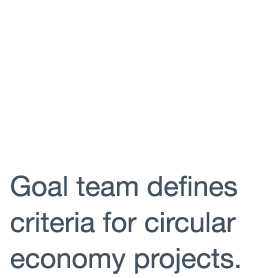 Goal team defines criteria for circular economy projects 