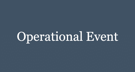 Operational Event